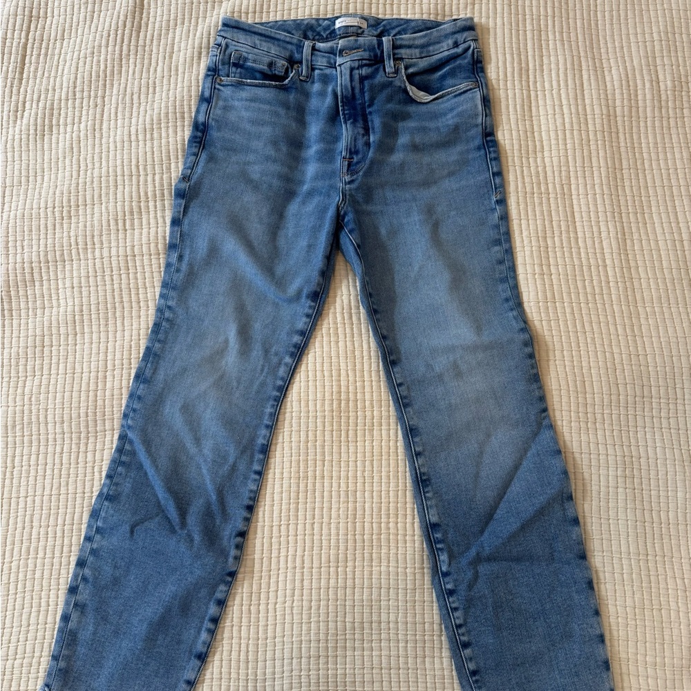 Good American Light Blue Skinny Jeans